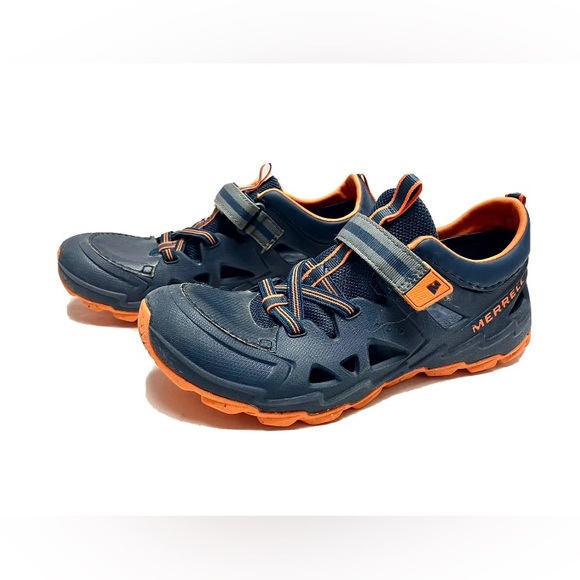 Merrell Toe Hydro Blue Select Grip Sandals Size 5M Boys Vented - Picture 2 of 9